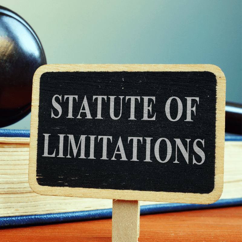 statute of limitations sign