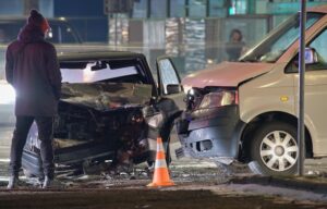 Reno car accident at night